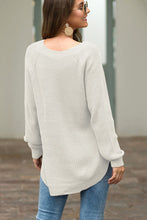 Load image into Gallery viewer, Round Neck Ribbed Knit Top