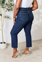Load image into Gallery viewer, BAYEAS Full Size Raw Hem Straight Jeans