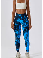 Load image into Gallery viewer, Tie Dye Wide Waistband Active Leggings
