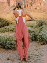 Load image into Gallery viewer, Full Size Sleeveless V-Neck Pocketed Jumpsuit