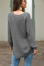 Load image into Gallery viewer, Round Neck Ribbed Knit Top