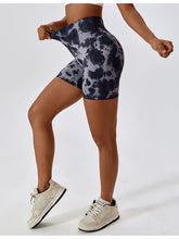 Load image into Gallery viewer, Tie Dye Wide Waistband Sports Shorts