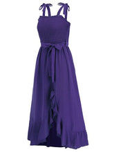 Load image into Gallery viewer, Ruffled Smocked Tied Cami Dress