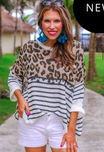 Load image into Gallery viewer, Portland leopard light weight sweater