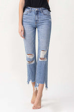 Load image into Gallery viewer, Lovervet High Rise Distressed Straight Jeans
