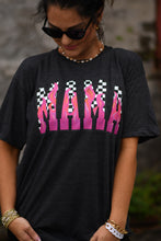 Load image into Gallery viewer, Mama Checkered Flames Tee
