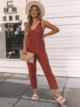 Load image into Gallery viewer, Full Size Scoop Neck Wide Strap Jumpsuit
