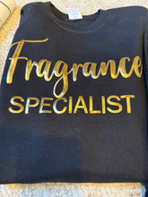 Load image into Gallery viewer, Fragrance specialist Custom Gold Puff
