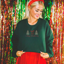 Load image into Gallery viewer, Merry Christmas trees and bow
