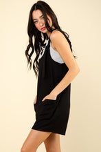 Load image into Gallery viewer, VERY J Tie Shoulder Front Pocket Romper
