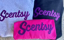 Load image into Gallery viewer, Purple glitter scentsy applique COMFORT COLORS
