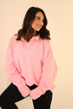 Load image into Gallery viewer, Ivory Dainty Mama Embroidered Split Neck Sweatshirt
