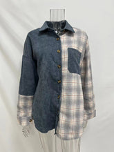 Load image into Gallery viewer, PREORDER: The Amelia Patchwork Shacket 7.27.26
