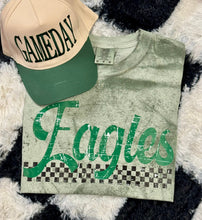 Load image into Gallery viewer, Custom Distressed Checkered Colorblast Tee
