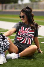Load image into Gallery viewer, Red and Black Retro Tee
