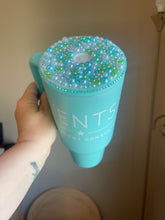 Load image into Gallery viewer, Pearl studded scentsy 40oz Tumbler
