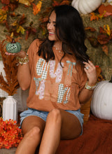 Load image into Gallery viewer, **SALE** RTS Autumn Faux Patch Tee
