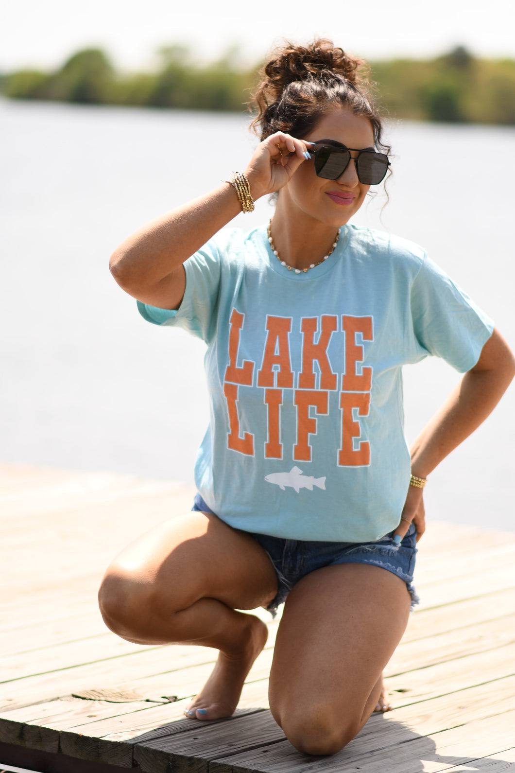 **SALE**RTS Lake Life Fish Tee