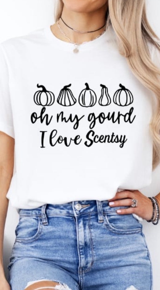 Build your own tee- Oh my Gourd I love scentsy