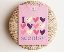 Load image into Gallery viewer, New logo I heart Scentsy, multi heart
