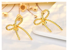 Load image into Gallery viewer, PREORDER: Twisted Bow Earrings 8.3.26
