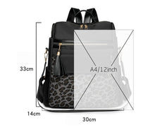 Load image into Gallery viewer, PREORDER: Two Tone Leopard Backpacks  8.17.26
