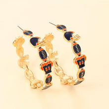 Load image into Gallery viewer, PREORDER: Game Day Hoop Earrings 7.27.26
