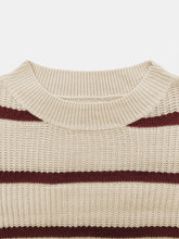 Load image into Gallery viewer, PREORDER: The Fireside Stripe Knit Sweater 8.3.26
