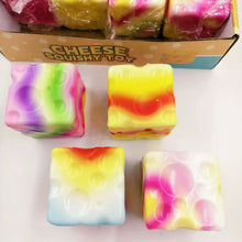 Load image into Gallery viewer, RTS Tie Dye Cheese Squishy
