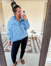 Load image into Gallery viewer, Denim hoodie presale- END OF OCTOBER ETA

