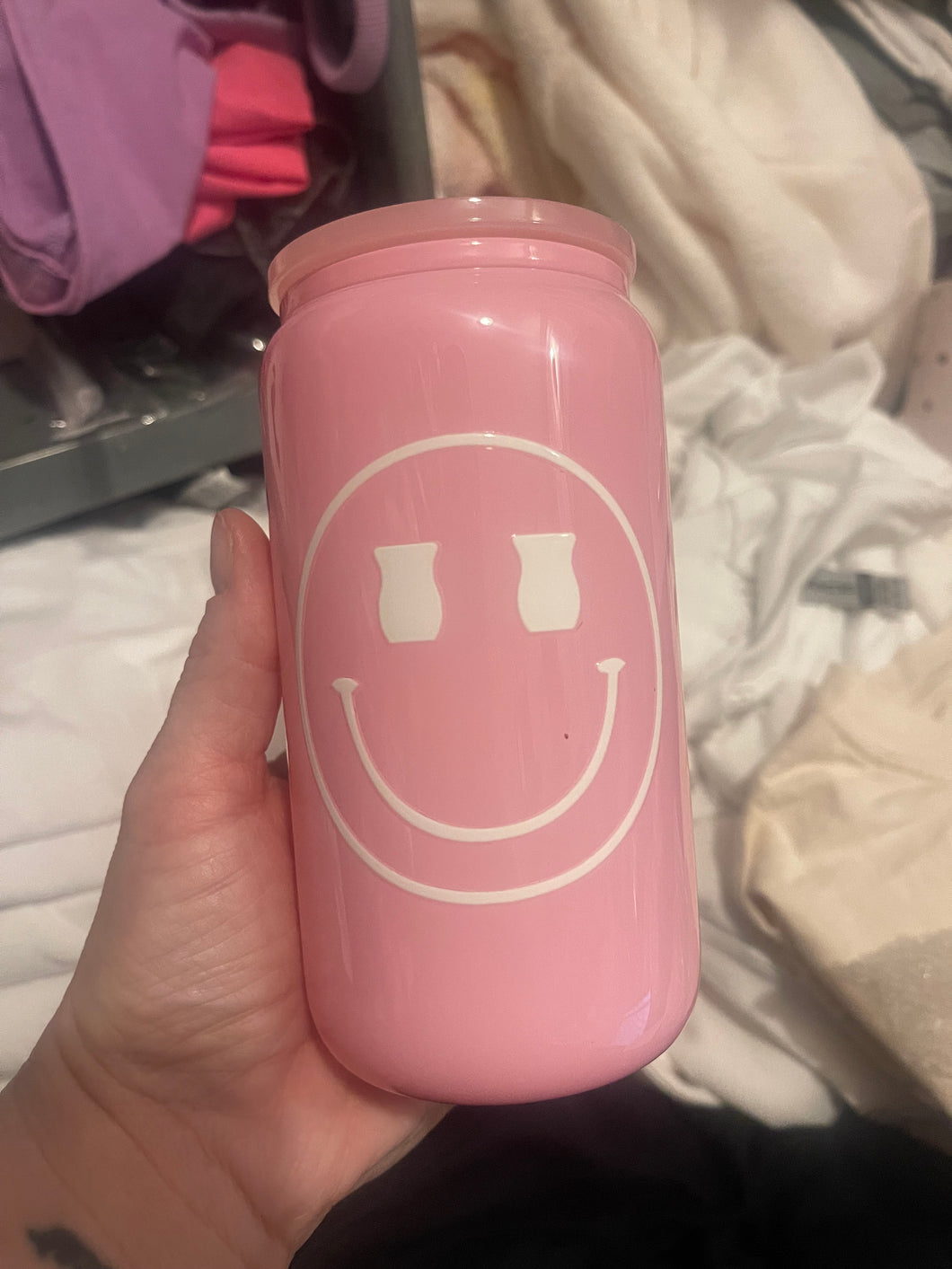 Wax bar eye glass tumbler