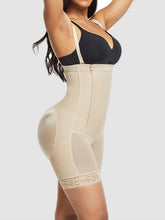 Load image into Gallery viewer, Full Size Lace Detail Spaghetti Strap Shaping Romper
