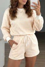 Load image into Gallery viewer, PREORDER: The Marlowe Gingham Lounge Set 7.27.26
