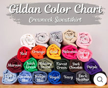 Load image into Gallery viewer, Custom chenille font sweatshirts

