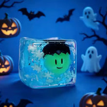 Load image into Gallery viewer, Halloween Glow In The Dark Cube Squishy *Pre Order* Early September Shipment
