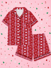 Load image into Gallery viewer, CandyCane Lane Shorts Pajamas *PRE ORDER* (Closing 07/29/2026)
