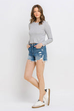 Load image into Gallery viewer, Vervet by Flying Monkey Distressed Raw Hem Denim Shorts
