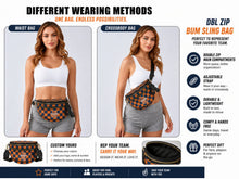 Load image into Gallery viewer, PREORDER: Custom Double Zip Bum Sling Bags 6.29.26 osym
