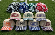 Load image into Gallery viewer, GAMEDAY Checkered Hat
