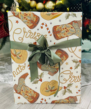 Load image into Gallery viewer, RTS Christmas Western Wrapping Paper Roll
