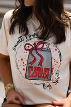 Load image into Gallery viewer, Red Small Town Big Spirit Tee
