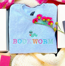 Load image into Gallery viewer, bookworm embroidered
