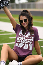 Load image into Gallery viewer, Maroon and White Retro Tee
