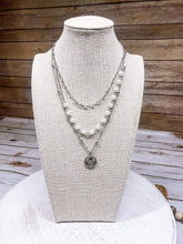 Load image into Gallery viewer, Layered Necklace w/ Butterfly Pendant
