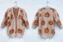 Load image into Gallery viewer, RTS Mommy and Me Fuzzy Halloween Cardi
