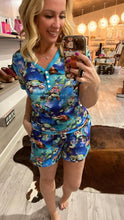 Load image into Gallery viewer, PREORDER: Matching Short Pajamas in Turtle
