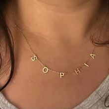 Load image into Gallery viewer, 18K Gold Custom Name Necklace *CIJ SPECIAL* (Closing 07/28/2026)
