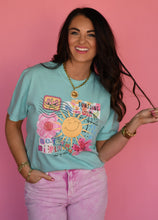 Load image into Gallery viewer, No Rain No Flowers Collage Tee
