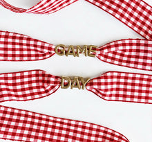 Load image into Gallery viewer, Game Day Gingham Shoe Laces *PRE ORDER*

