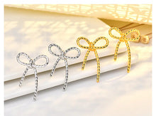 Load image into Gallery viewer, PREORDER: Twisted Bow Earrings 8.3.26
